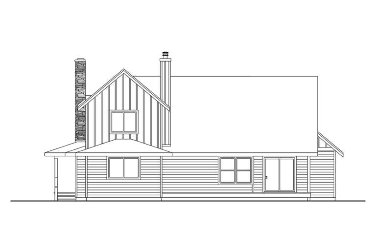 Modern Farmhouse House Plan #035-01056 Elevation Photo