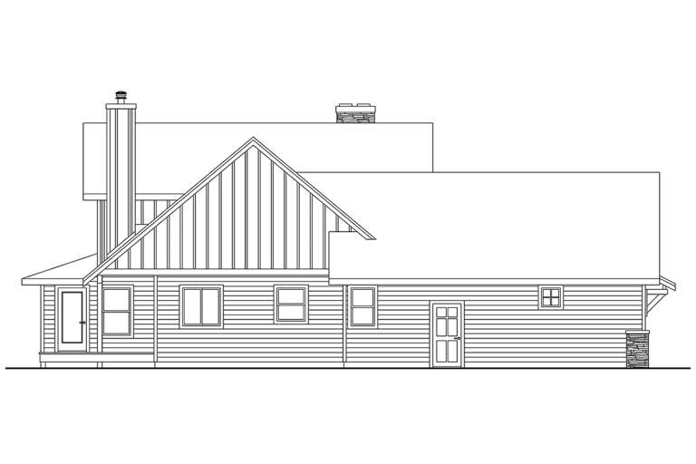 Modern Farmhouse House Plan #035-01056 Elevation Photo