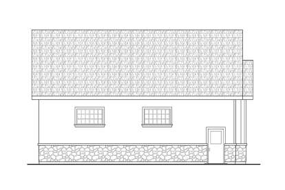 Craftsman House Plan #035-01057 Elevation Photo