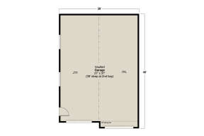Garage Floor for House Plan #035-01057