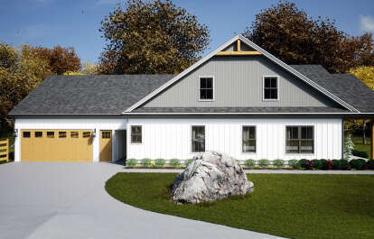 Modern Farmhouse House Plan #7174-00009 Elevation Photo