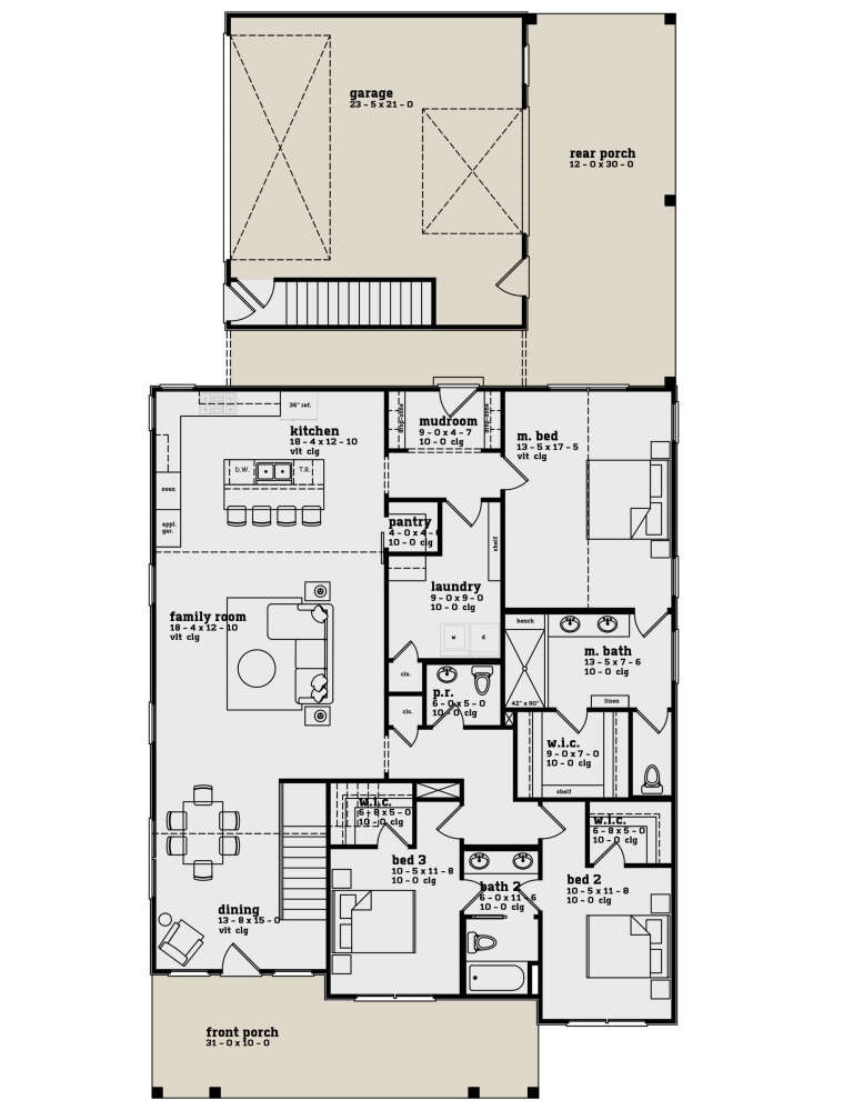 House Plan House Plan #28973 Drawing 1