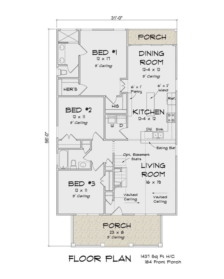 House Plan House Plan #28975 Drawing 1