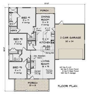 Main Floor  for House Plan #4848-00369