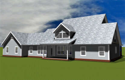 Farmhouse House Plan #4848-00370 Elevation Photo