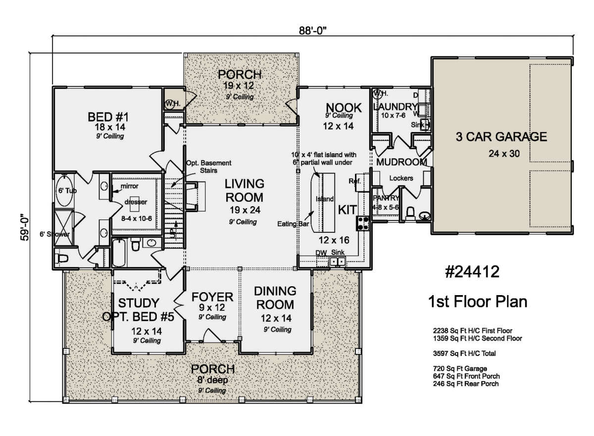 Main Floor  for House Plan #4848-00370