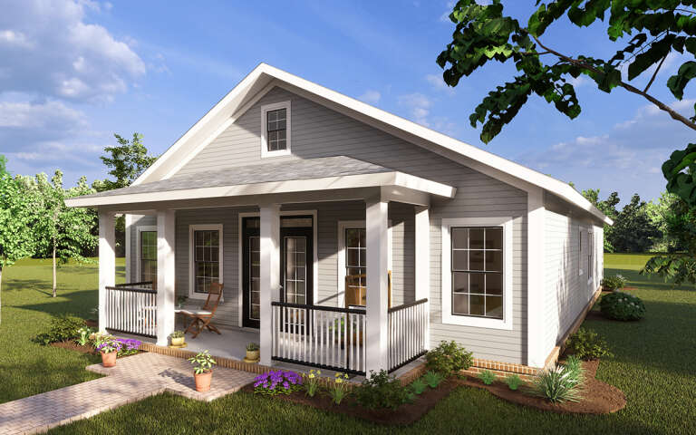 House Plan House Plan #28978 Angled Front Elevation
