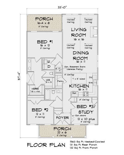 House Plan House Plan #28978 Drawing 1