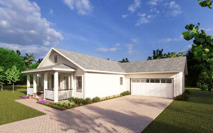 Cottage House Plan #4848-00372 Elevation Photo