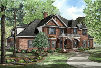 Traditional House Plan #110-00047 Elevation Photo