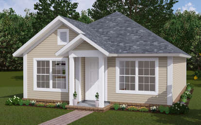 Cottage House Plan #4848-00373 Elevation Photo