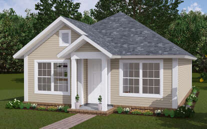 House Plan House Plan #28980 Angled Front Elevation