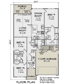 Main Floor  for House Plan #4848-00375
