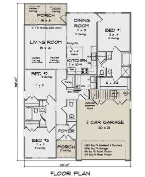 Main Floor  for House Plan #4848-00376