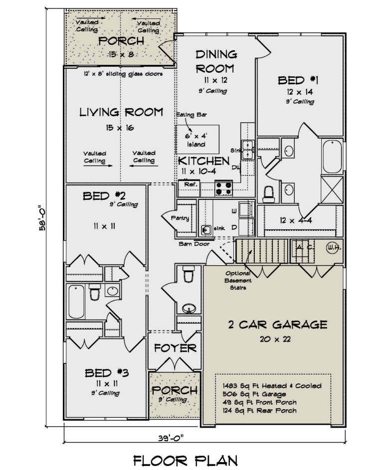House Plan House Plan #28983 Drawing 1