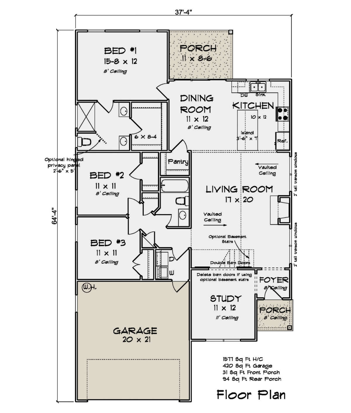 Main Floor  for House Plan #4848-00377