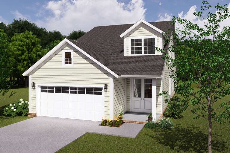 House Plan House Plan #28986 Angled Front Elevation