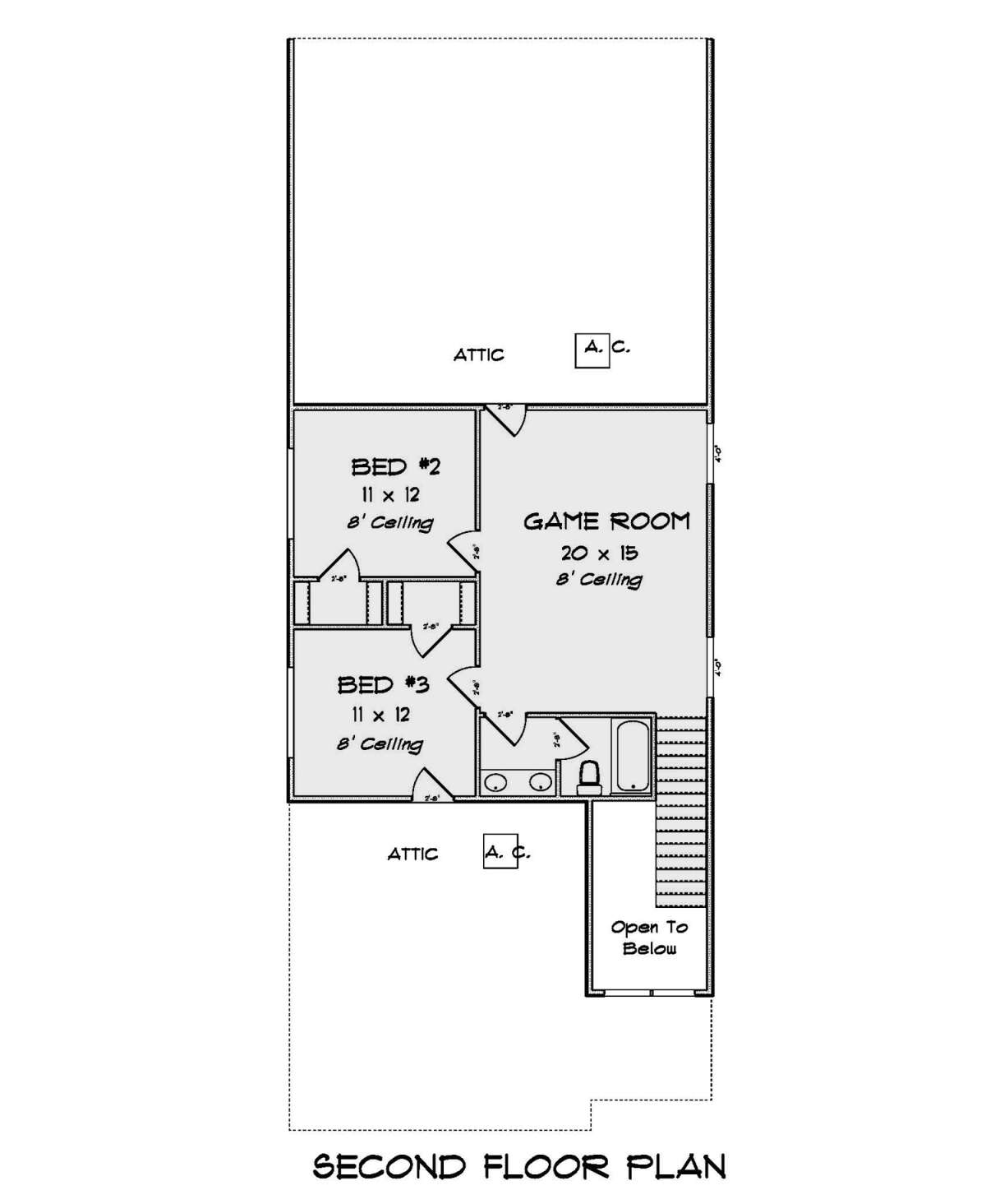 Second Floor for House Plan #4848-00379