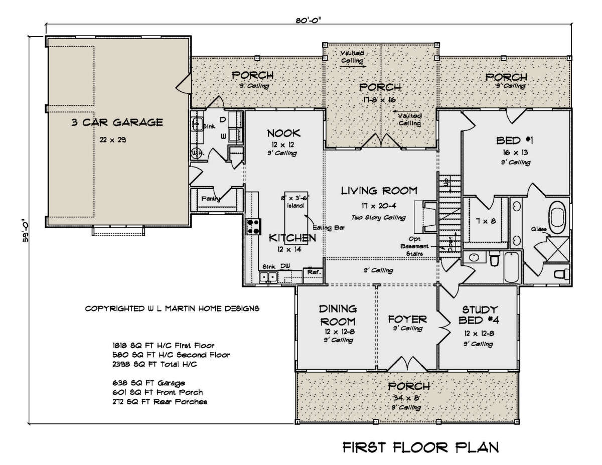 Main Floor  for House Plan #4848-00380