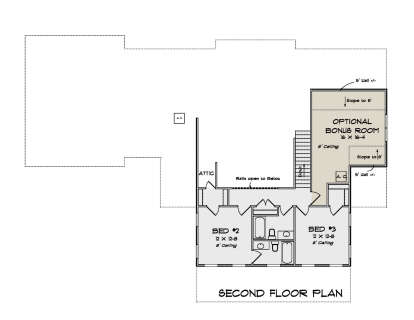 Second Floor for House Plan #4848-00380