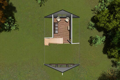 Overhead Second Floor for House Plan #4848-00381