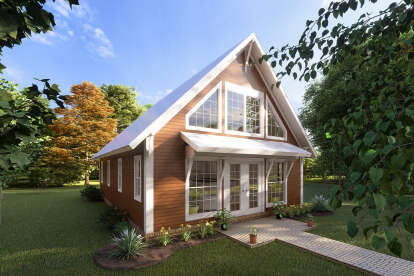 House Plan House Plan #28989 Angled Front Elevation