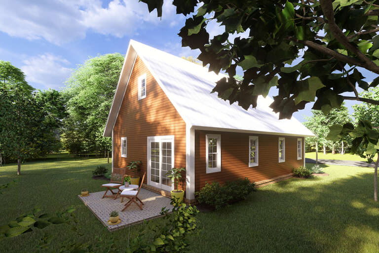 Cabin House Plan #4848-00382 Elevation Photo