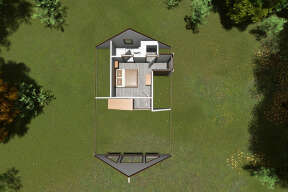 Overhead Second Floor for House Plan #4848-00382