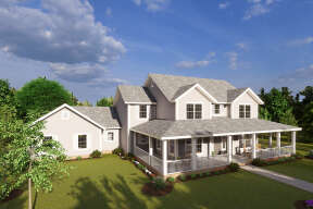 Farmhouse House Plan #4848-00383 Elevation Photo