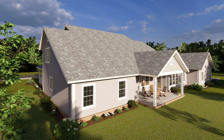 Farmhouse House Plan #4848-00383 Elevation Photo
