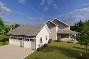 Farmhouse House Plan #4848-00383 Elevation Photo