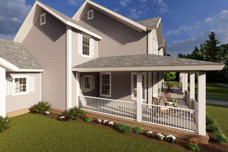 Farmhouse House Plan #4848-00383 Elevation Photo