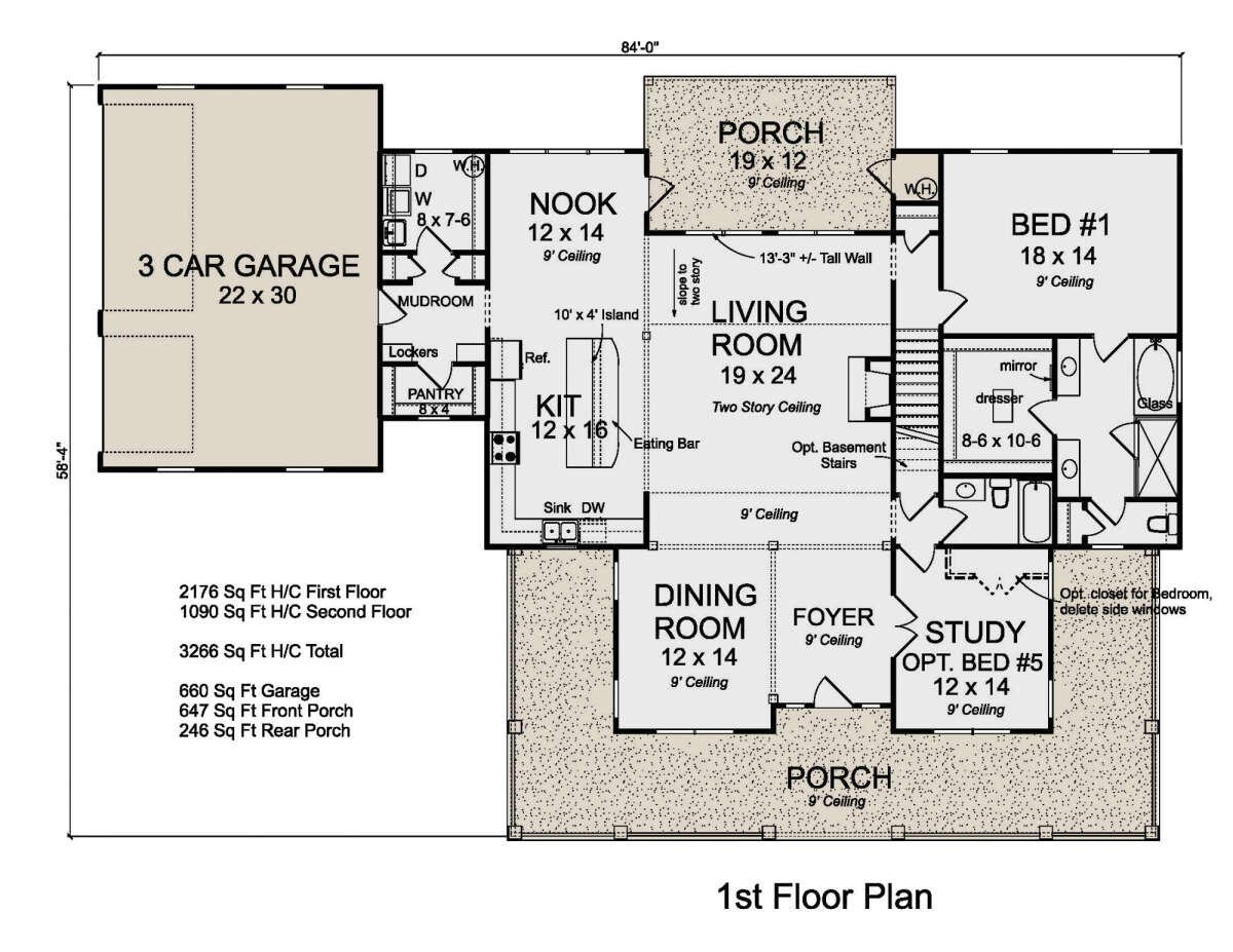 Main Floor  for House Plan #4848-00383