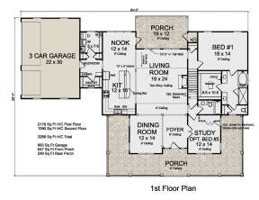 Main Floor  for House Plan #4848-00383