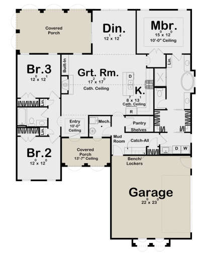 Main Floor  for House Plan #963-00769