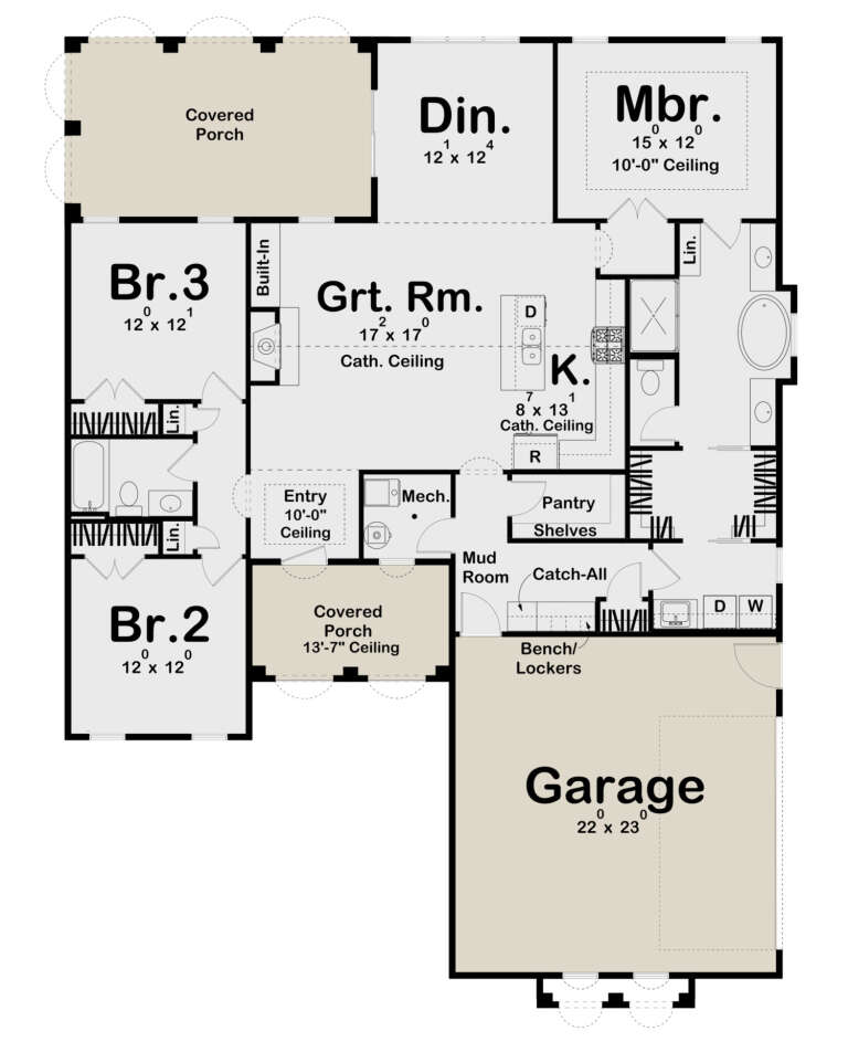 House Plan House Plan #28992 Drawing 1