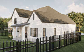 Modern Transitional House Plan #963-00771 Elevation Photo