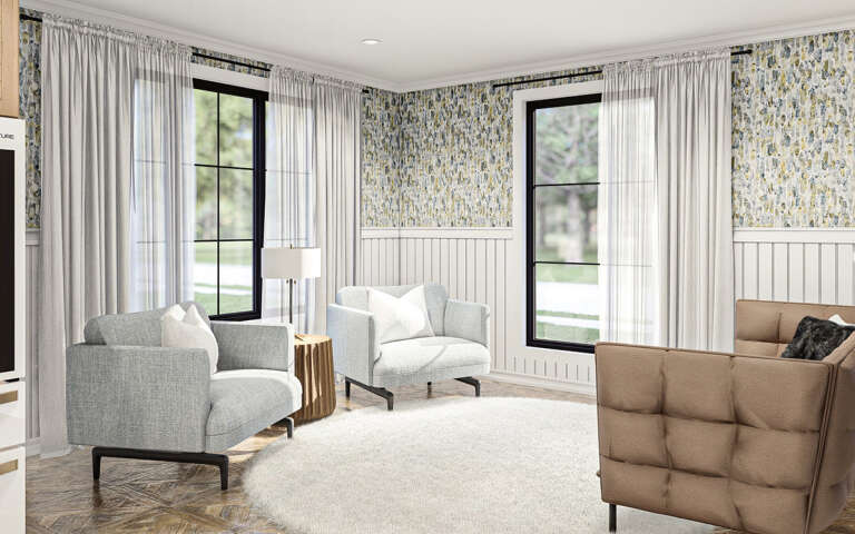 Modern Transitional House Plan #963-00771 Additional Photo
