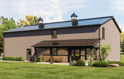 Barn House Plan #5032-00237 Elevation Photo