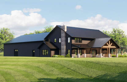 Barn House Plan #5032-00238 Elevation Photo