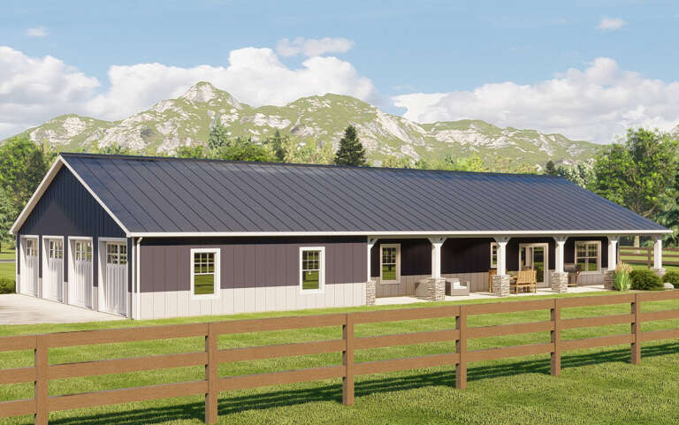 Barn House Plan #5032-00239 Elevation Photo