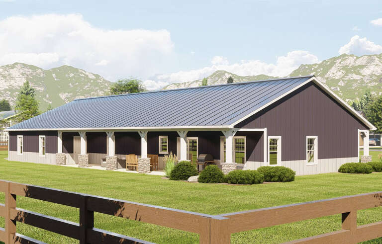 Barn House Plan #5032-00239 Elevation Photo