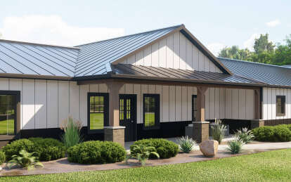 Barn House Plan #5032-00240 Elevation Photo