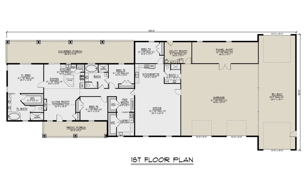 Main Floor  for House Plan #5032-00240