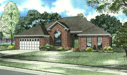 4 Bed, 2 Bath, 2319 Square Foot House Plan - #110-00049