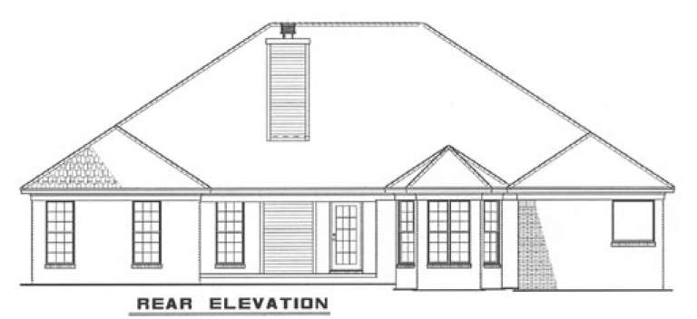 Traditional House Plan #110-00049 Elevation Photo