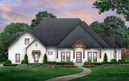 Craftsman House Plan #5445-00504 Elevation Photo