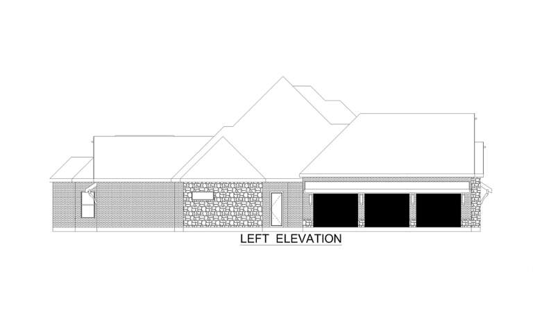 Craftsman House Plan #5445-00504 Elevation Photo