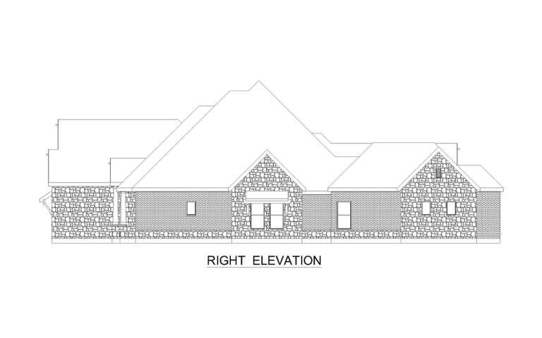 Craftsman House Plan #5445-00504 Elevation Photo