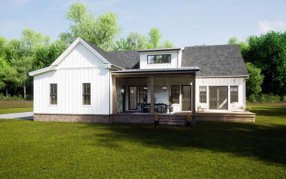 Modern Farmhouse House Plan #7174-00010 Elevation Photo
